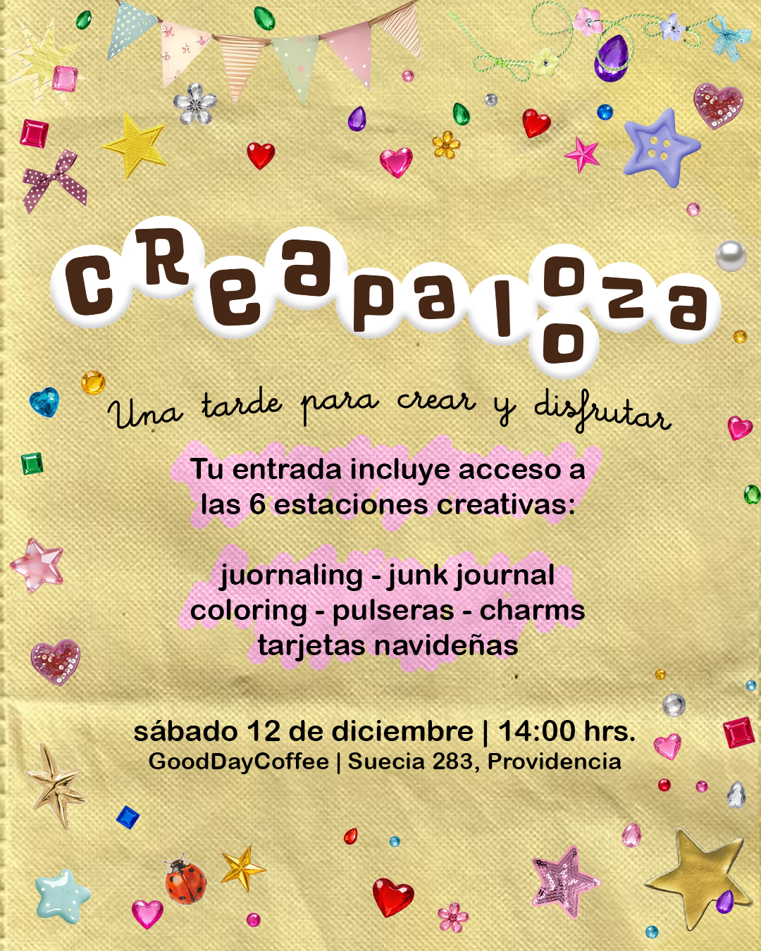 Creapalooza Navideño 🎄💝🎨✂️📖