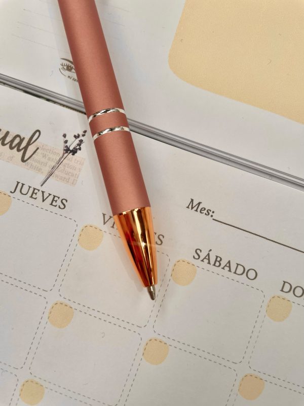 Bolígrafo Dorotea Oro y rosa