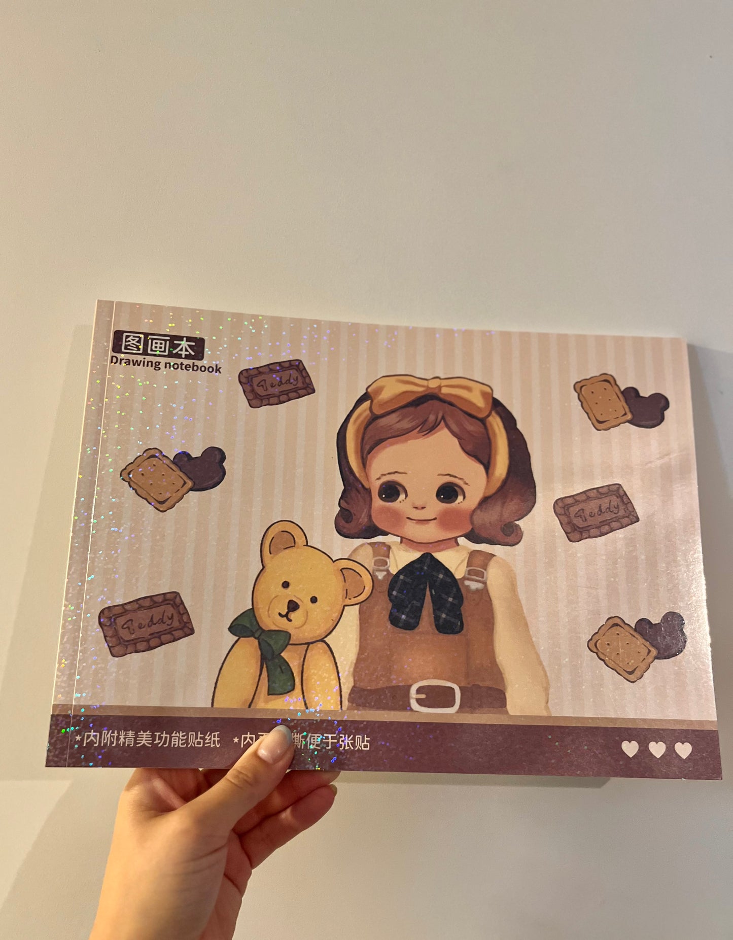 Croquera A4 retro Dolly & Bear