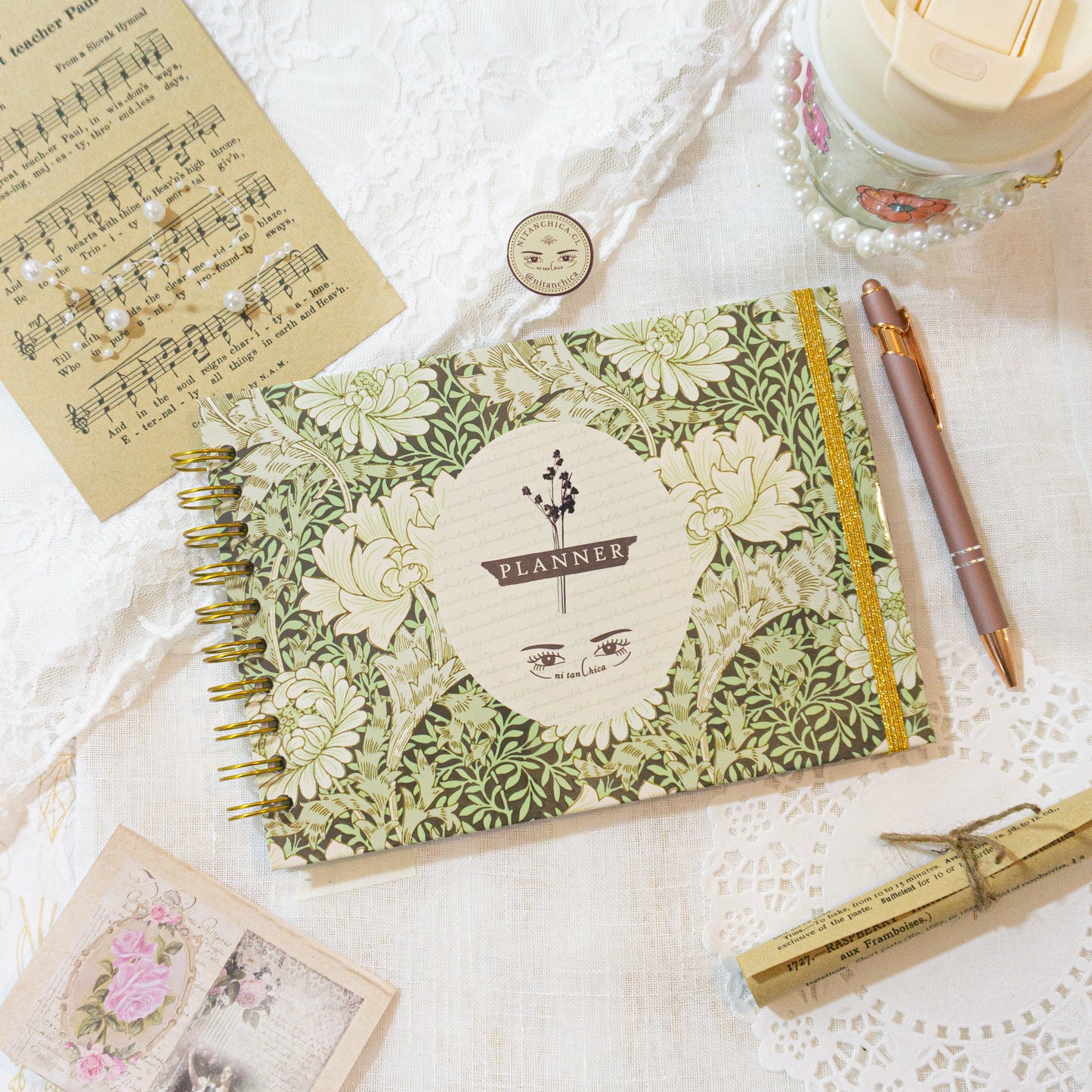Planner Ni tan Chica Mensual/Semanal Verde