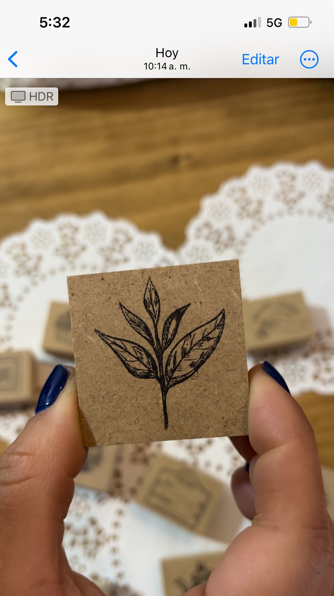 Timbre Ramita 3 cm