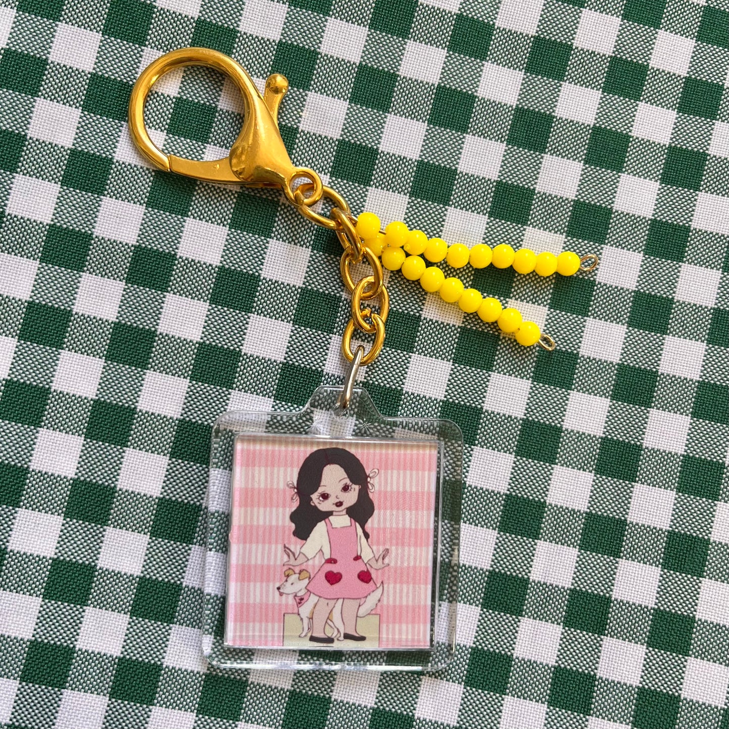 Llavero o charm muñequita Ni tan Chica & Lunita