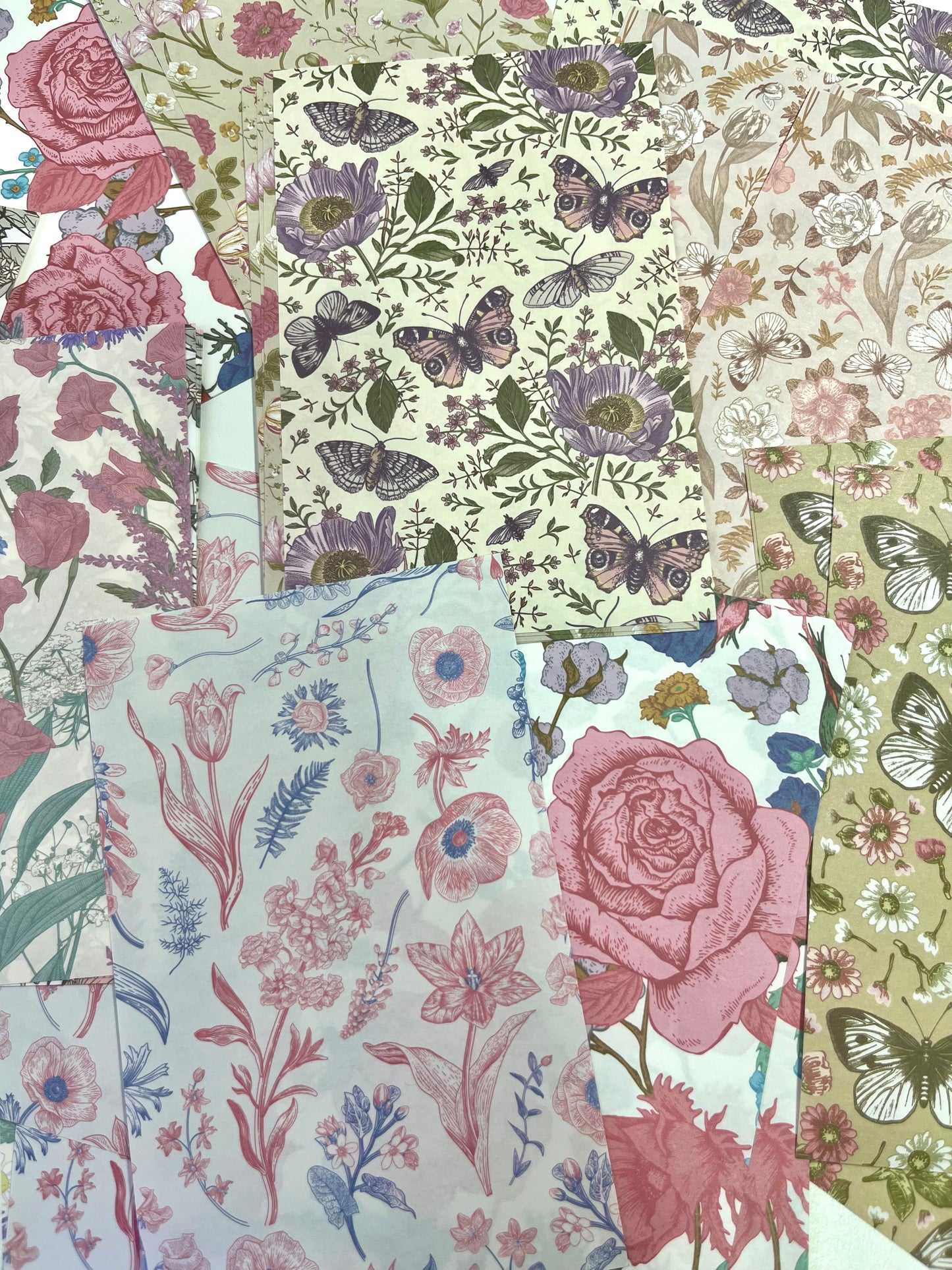 Set Deco Paper 60 piezas Retro primavera