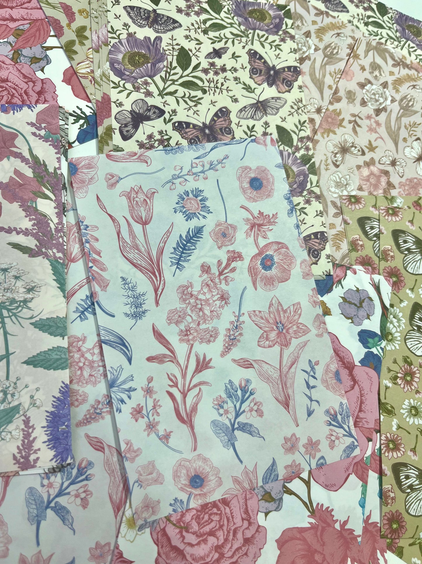 Set Deco Paper 60 piezas Retro primavera