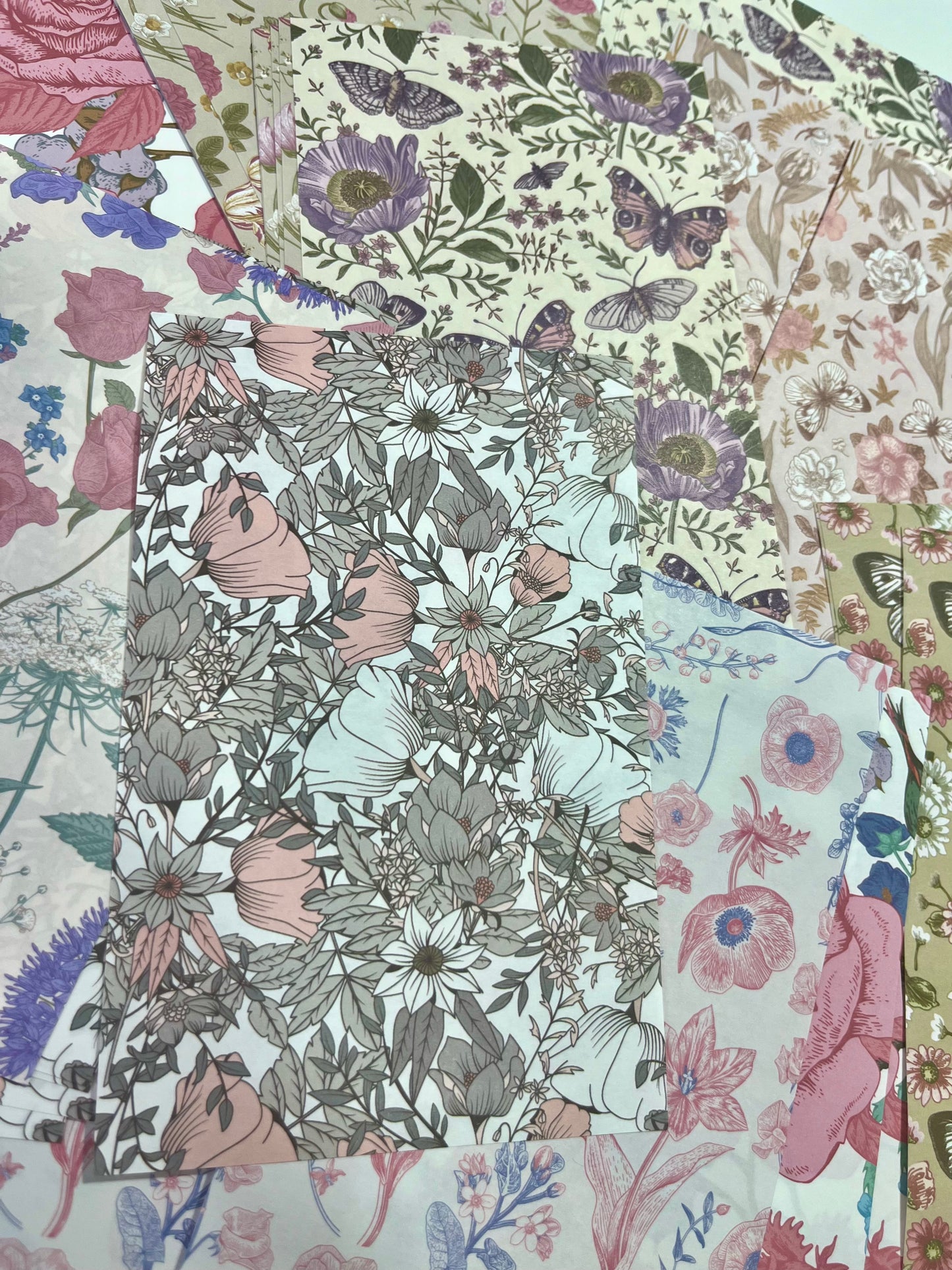 Set Deco Paper 60 piezas Retro primavera