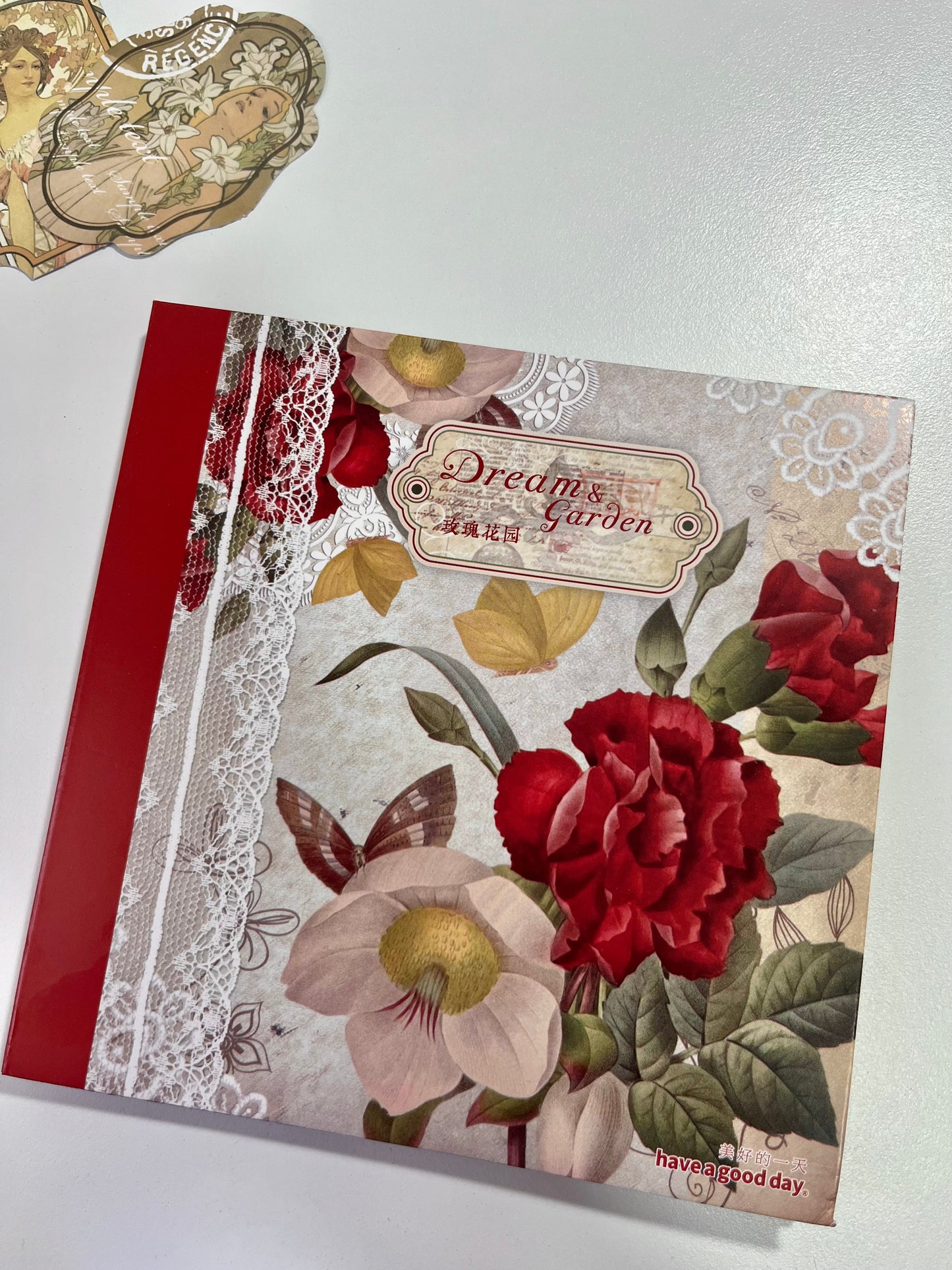 Libro Esquela Dream & Garden Red Love