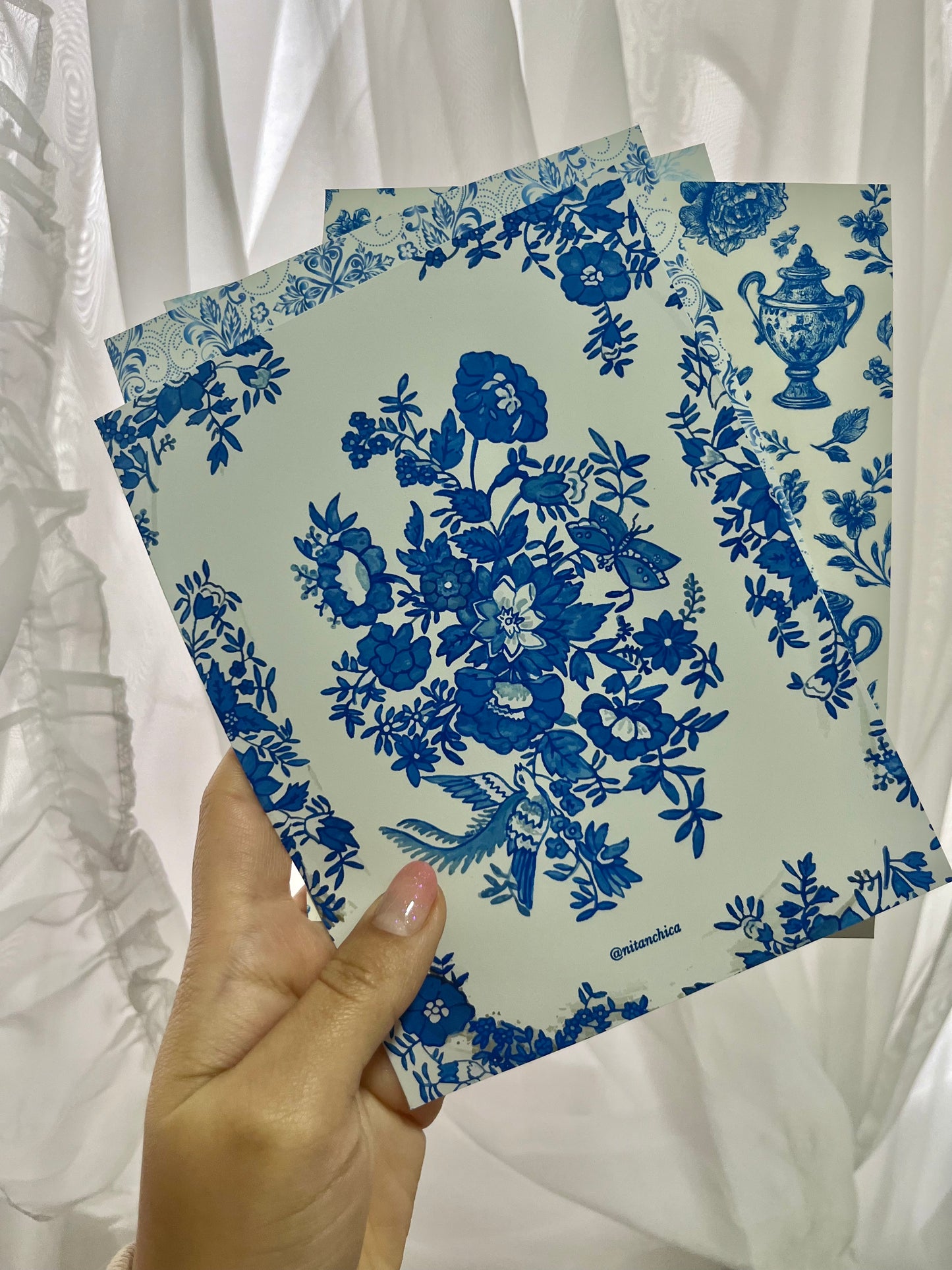 Set Fondos Adhesivos Loza Nostálgica