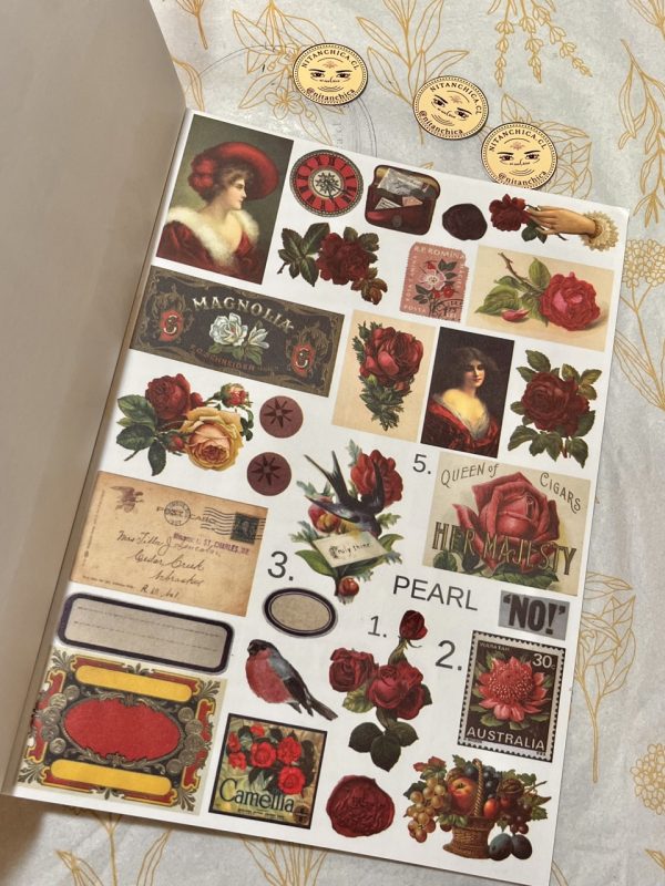 Libro de Stickers Grande Vintage Collection Timeless