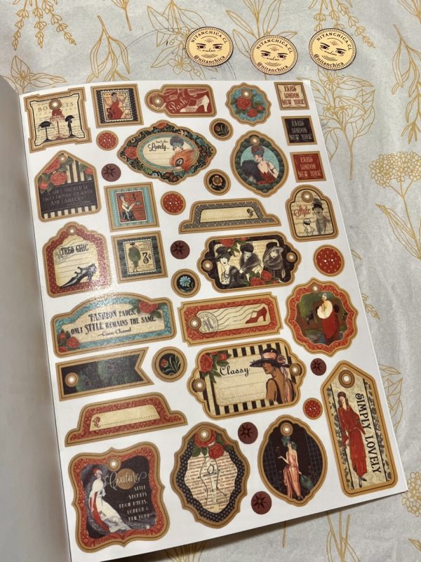 Libro de Stickers Grande Vintage Collection Timeless