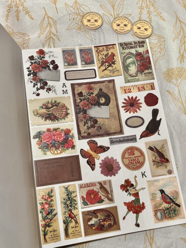 Libro de Stickers Grande Vintage Collection Timeless