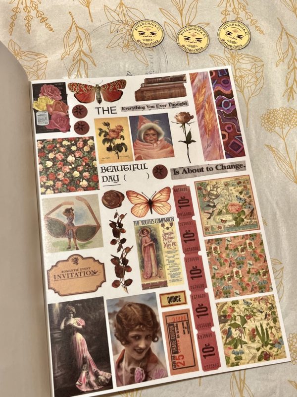 Libro de Stickers Grande Vintage Collection Timeless