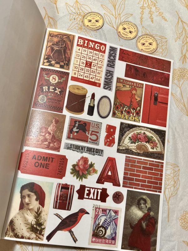 Libro de Stickers Grande Vintage Collection Timeless