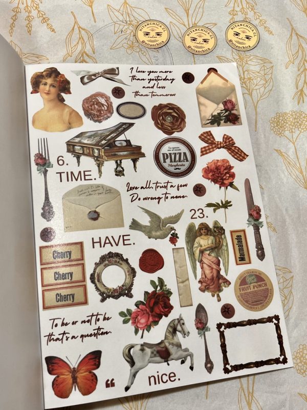 Libro de Stickers Grande Vintage Collection Timeless