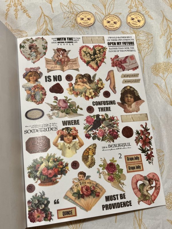 Libro de Stickers Grande Vintage Collection Timeless