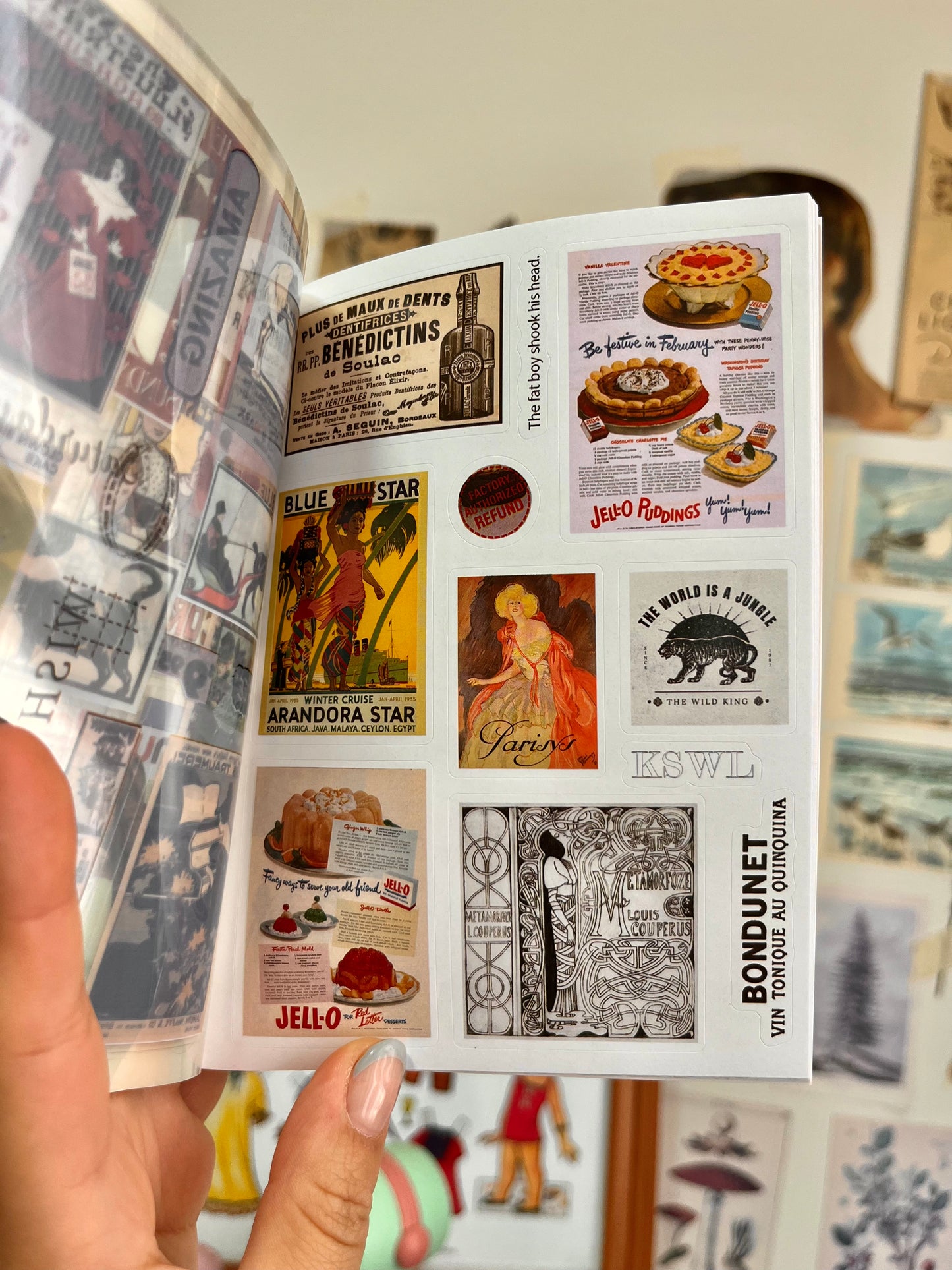 Libro de Stickers Retro
