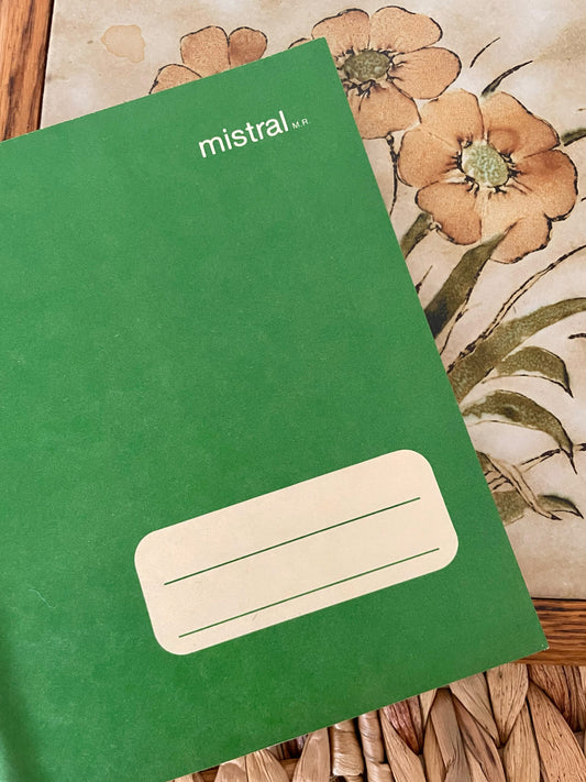 Cuaderno de Colección Mistral Papel Roneo VERDE