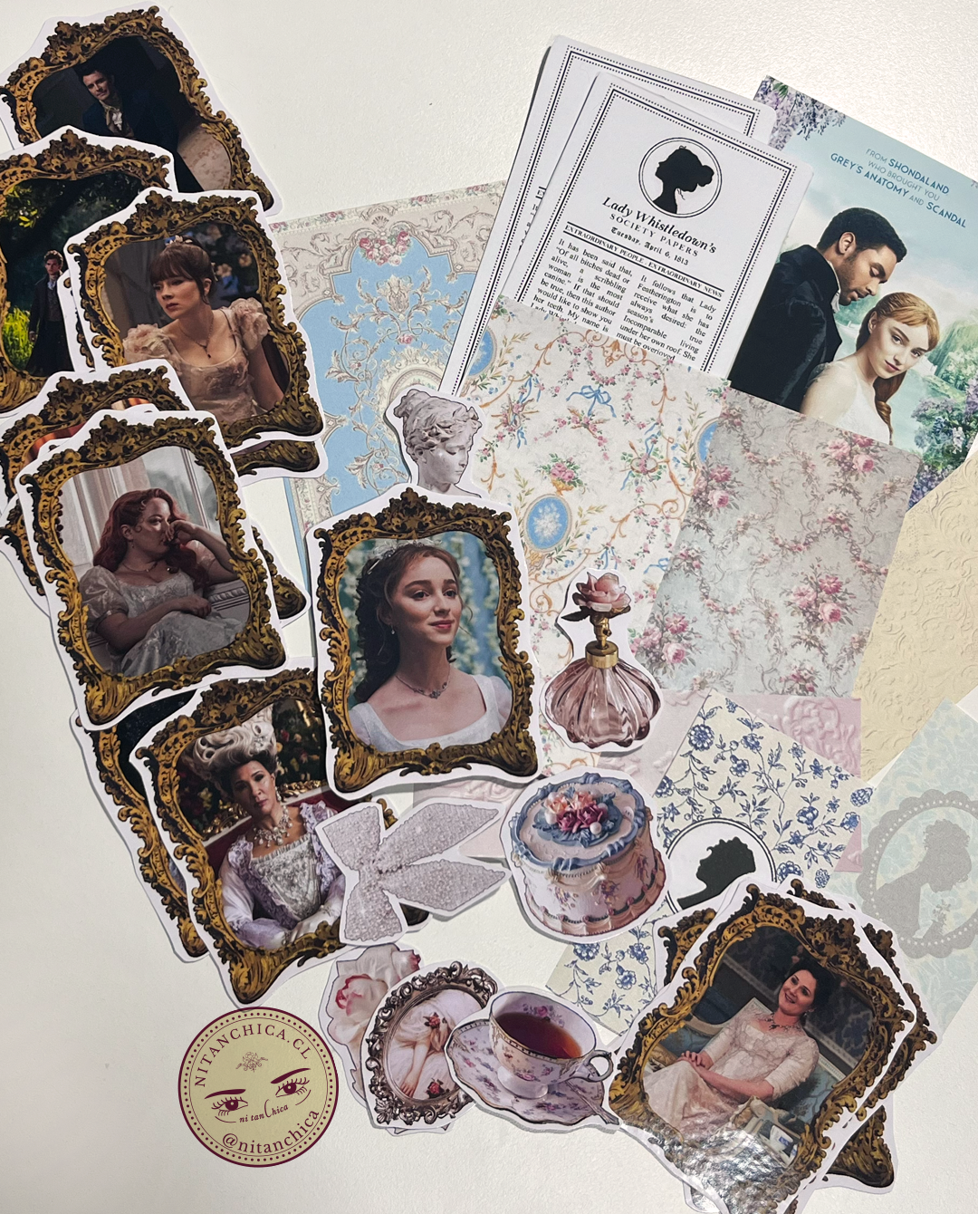 Set de Journal – Colección Bridgerton (30 piezas)