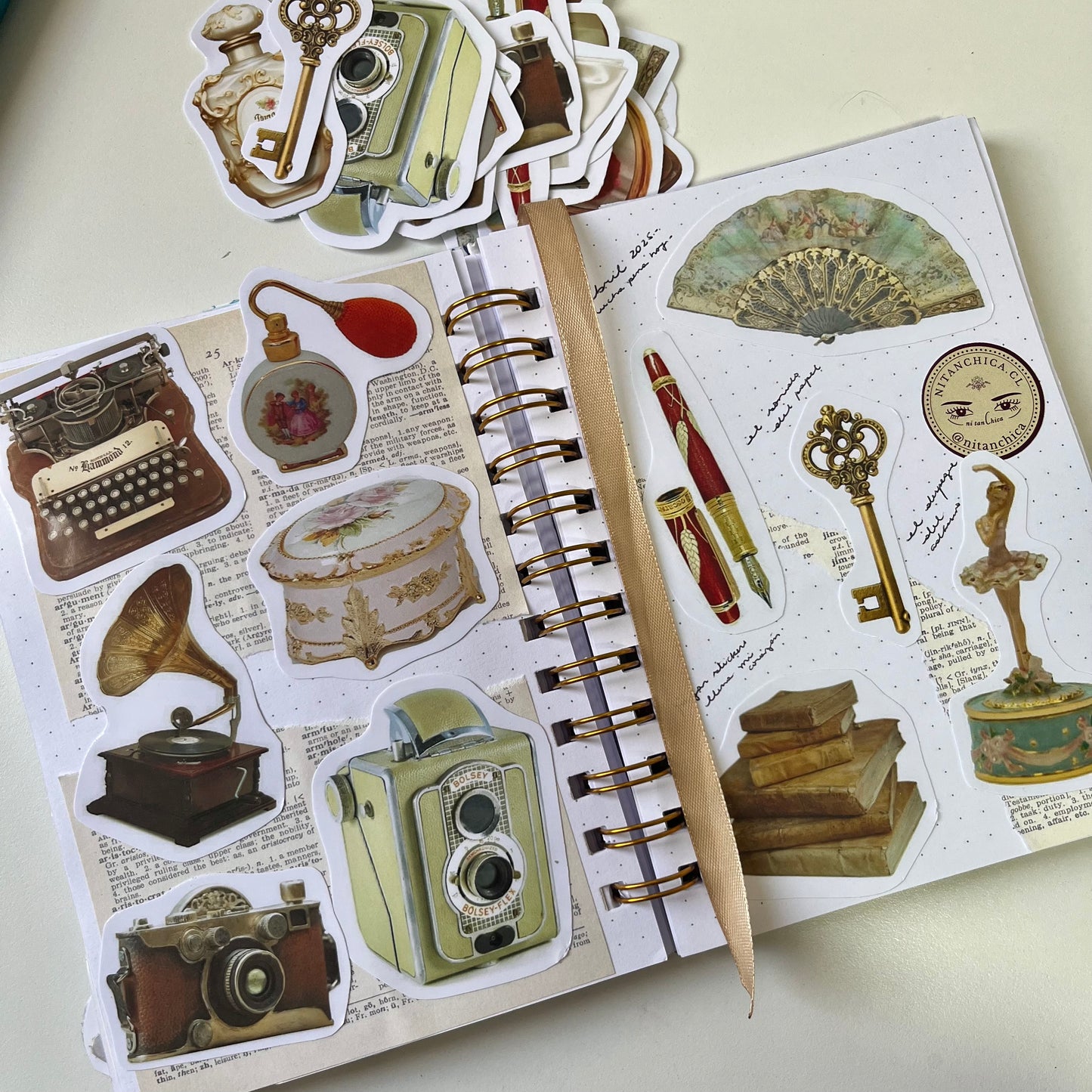 Pack Stickers tesoros de antaño