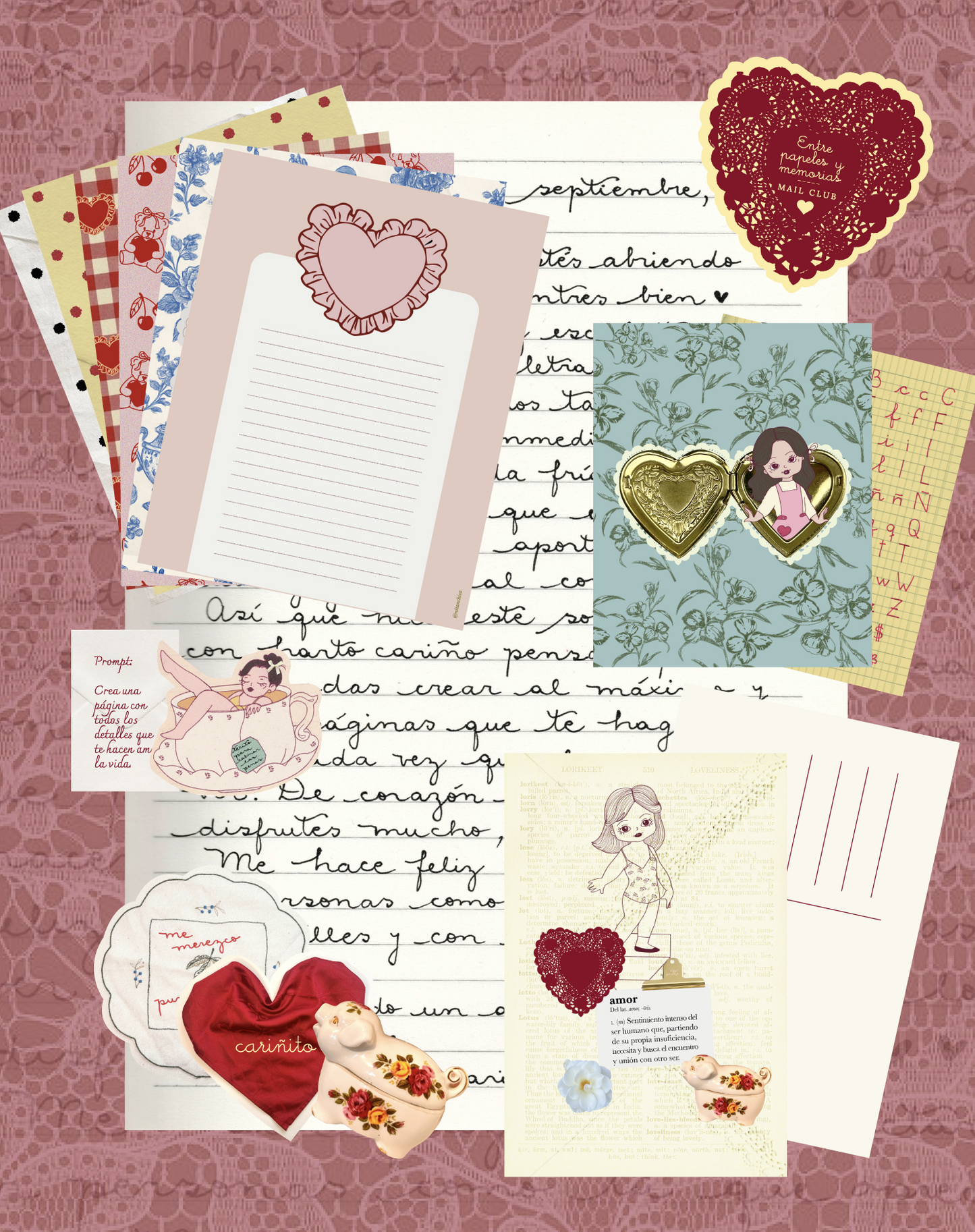 Mail Club Entre papeles y memorias 💌 SEPTIEMBRE💌