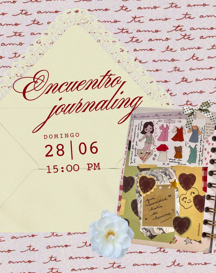 Encuentro de journaling & documentación 📕💌  domingo 28 de junio