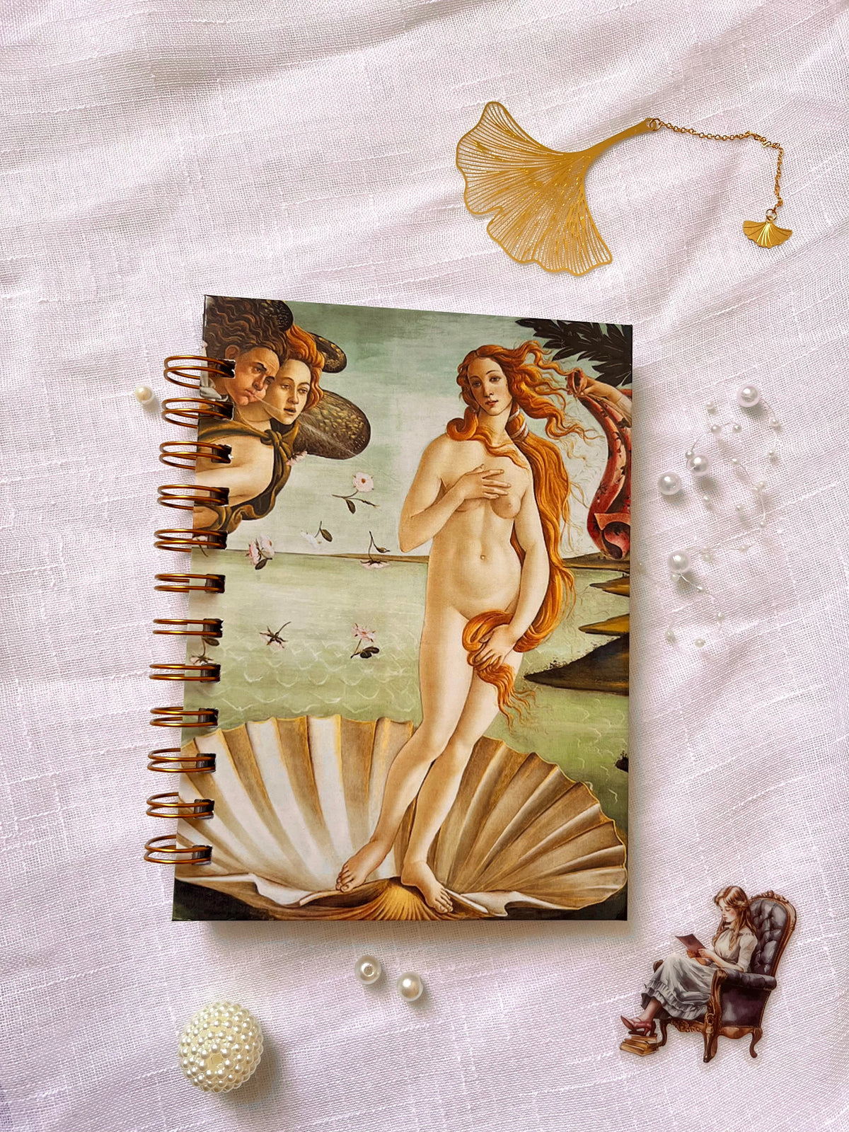 Cuaderno El Nacimiento de Venus - líneas