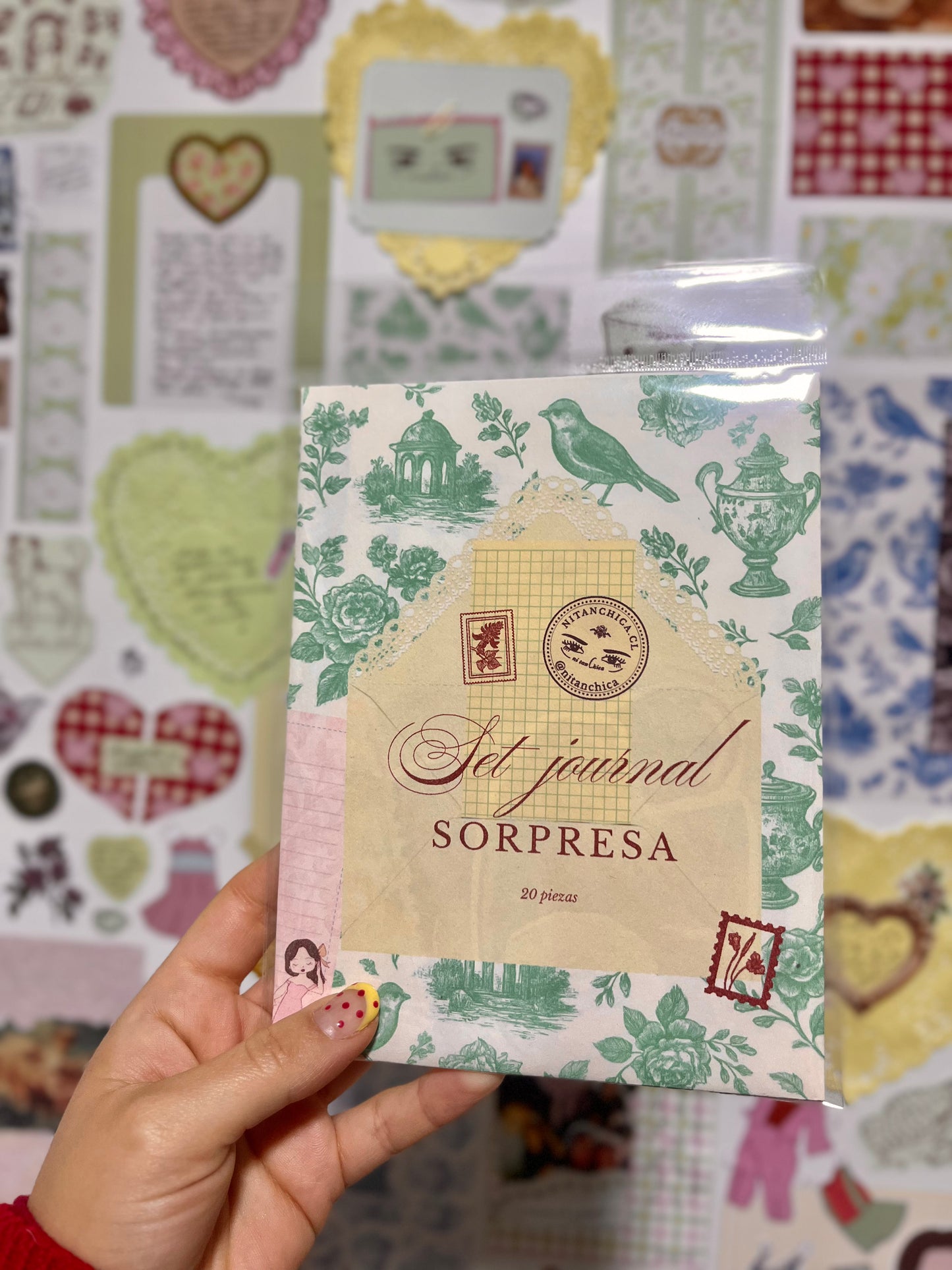 Set journal sorpresa 20 piezas