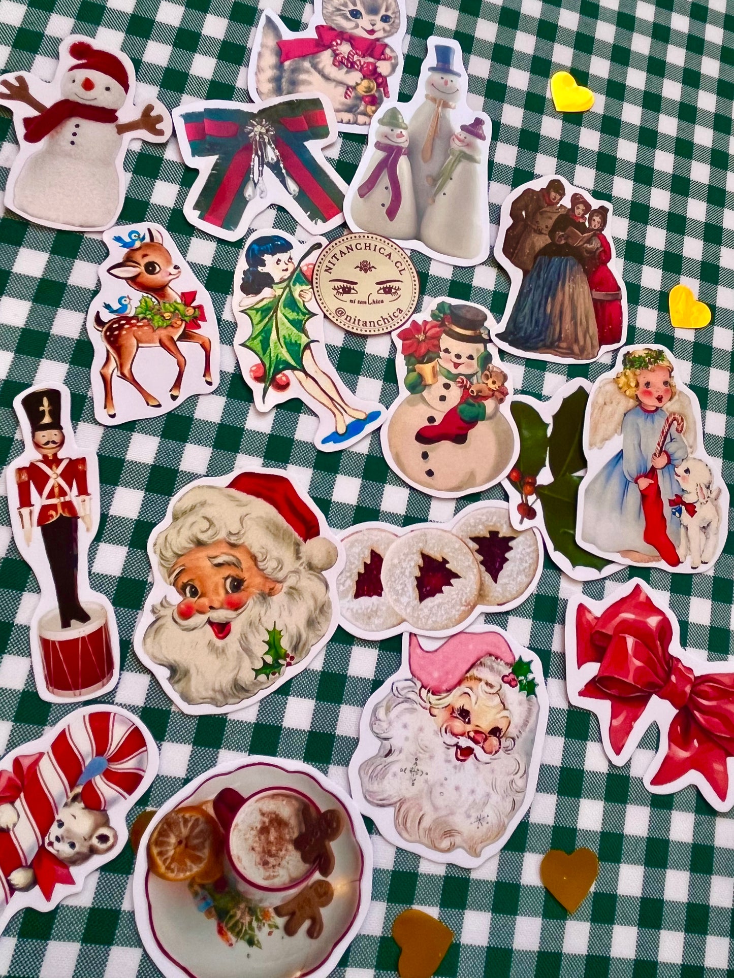 Pack Stickers recuerdos Navideños