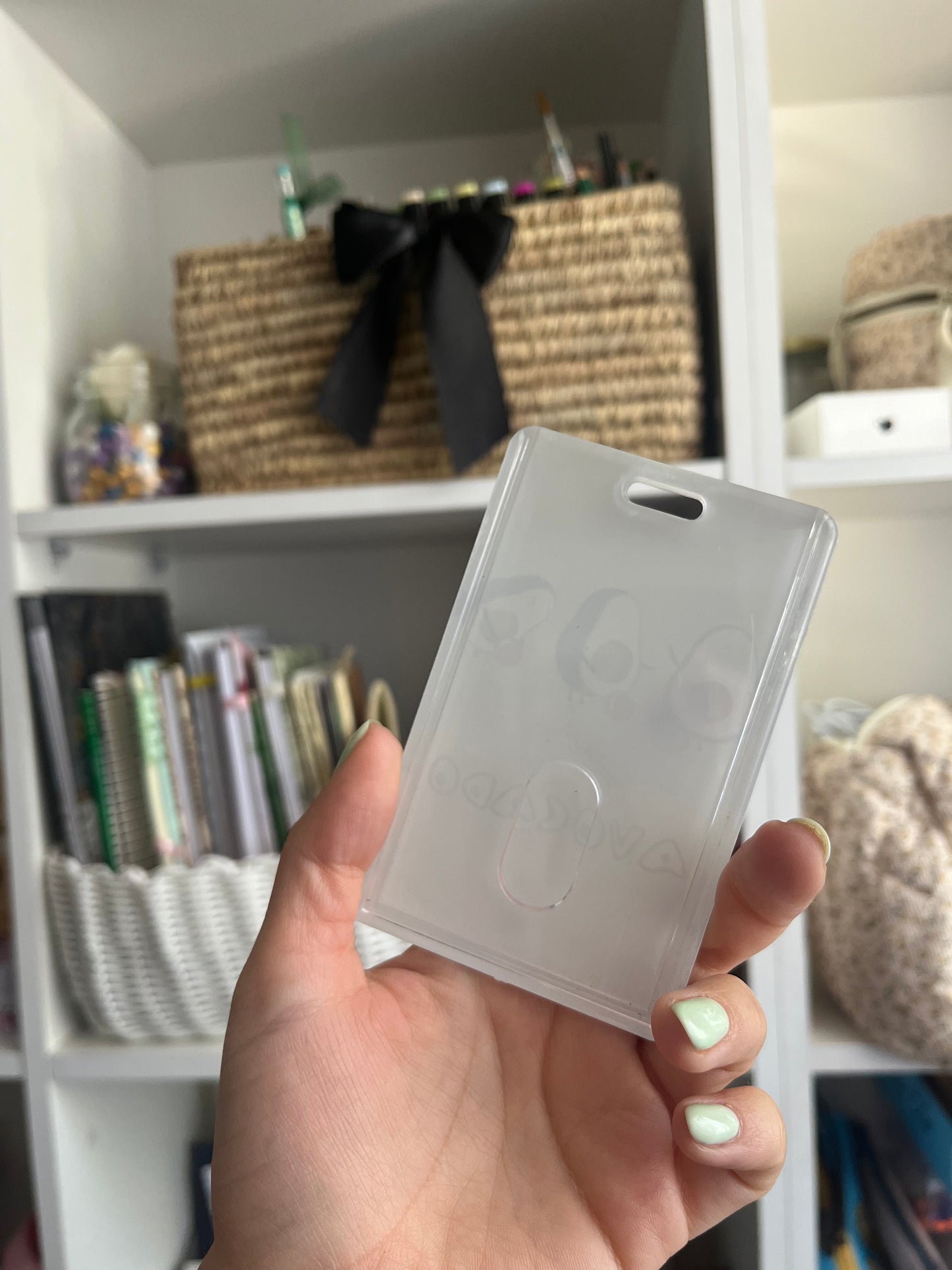 Porta credencial palta