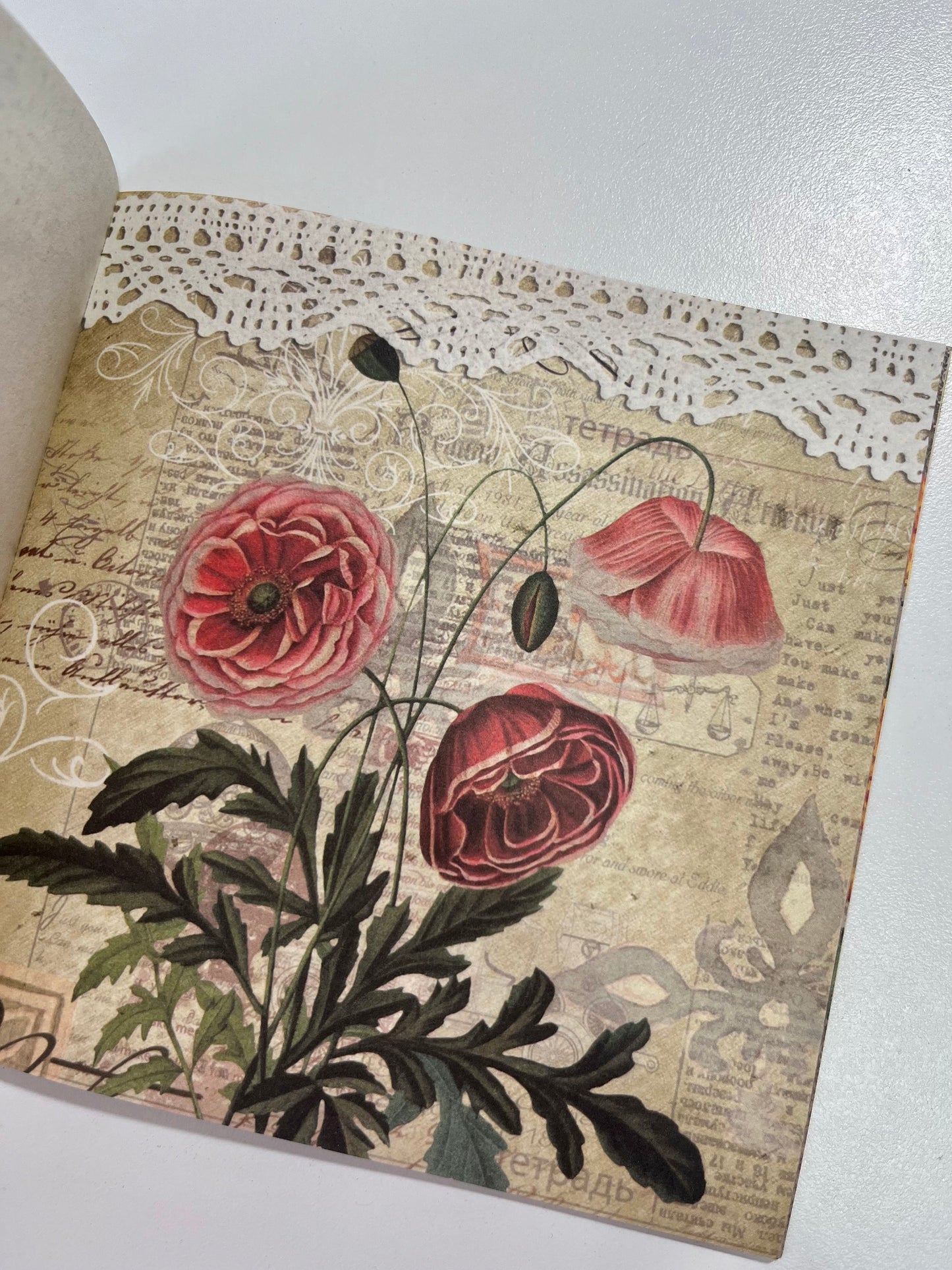 Libro Esquela Dream & Garden Red Love
