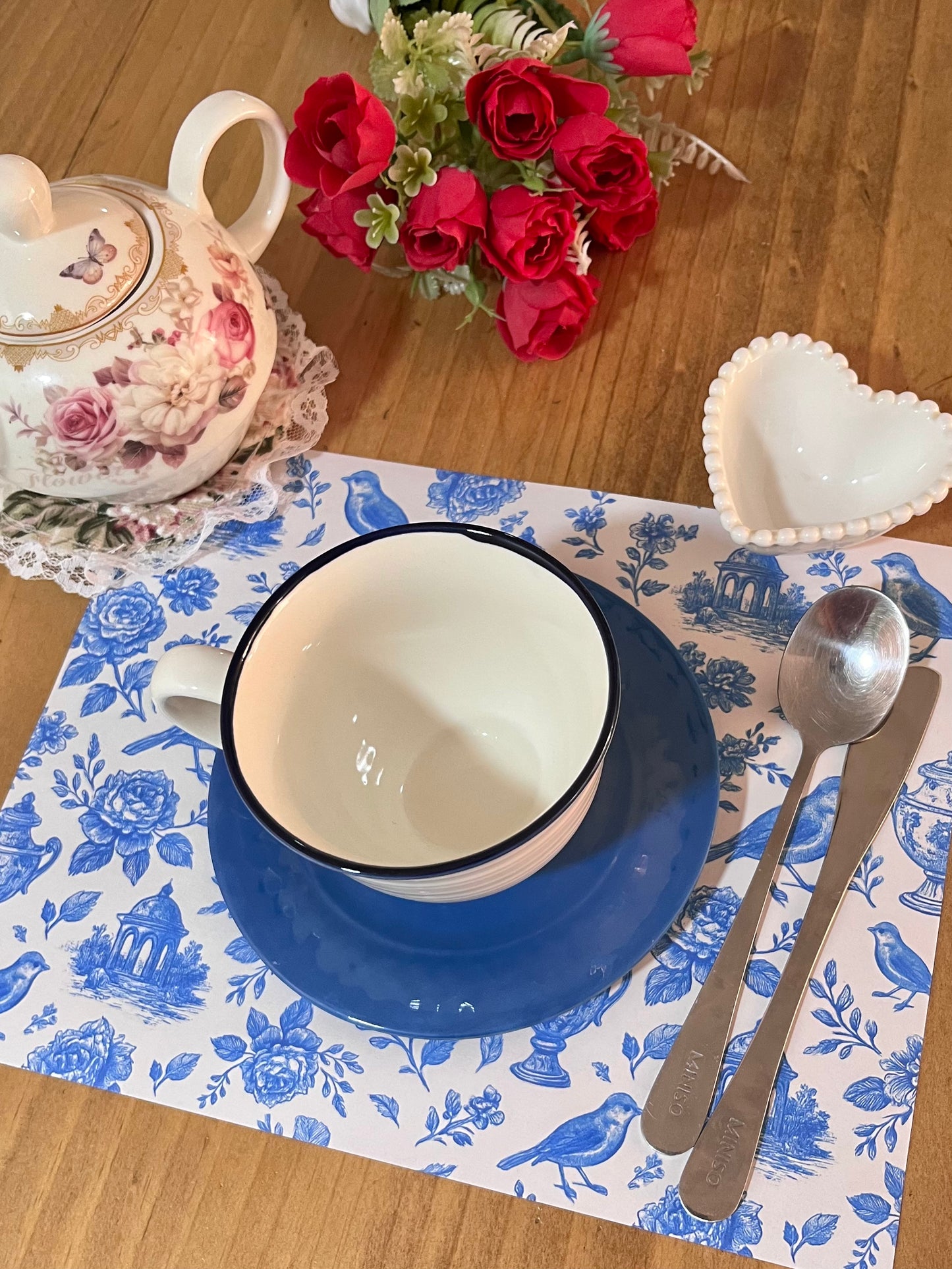 Set individuales Loza nostálgica