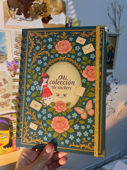 Libro Mi colección de Stickers (azul)