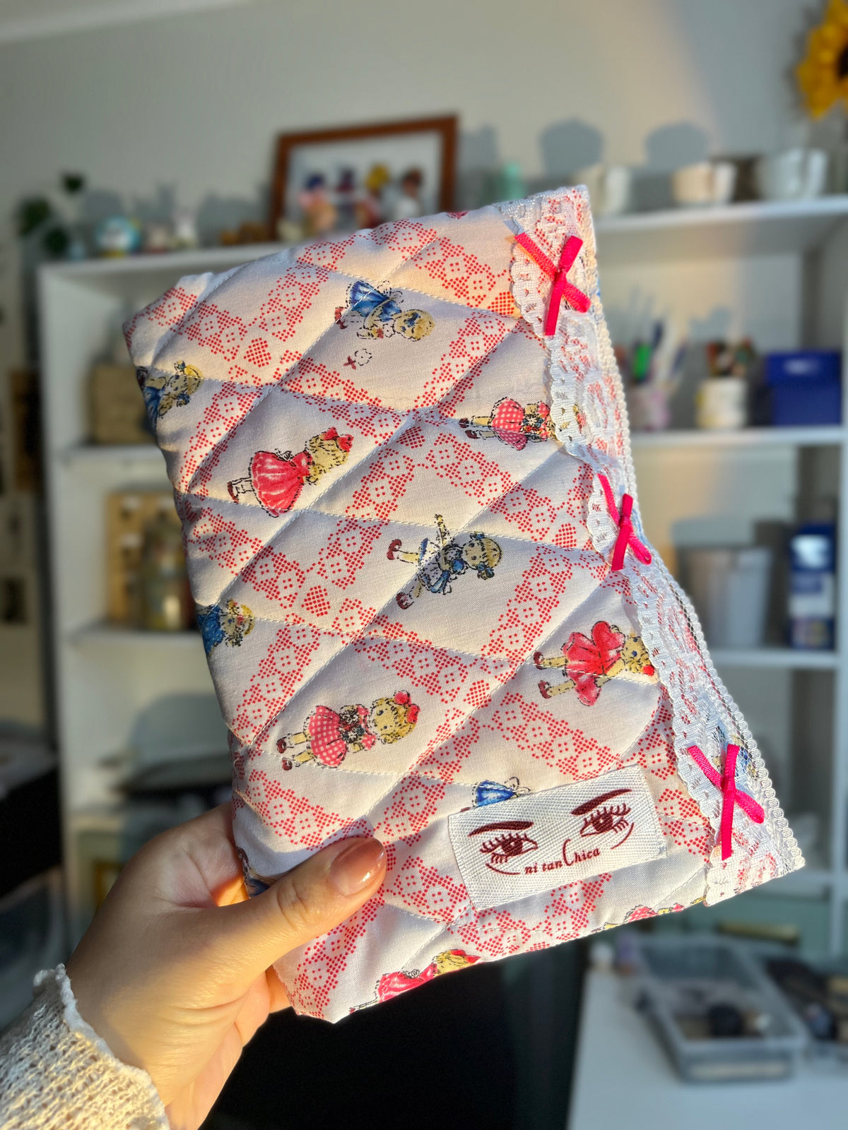 Funda de libro o journal muñequitas