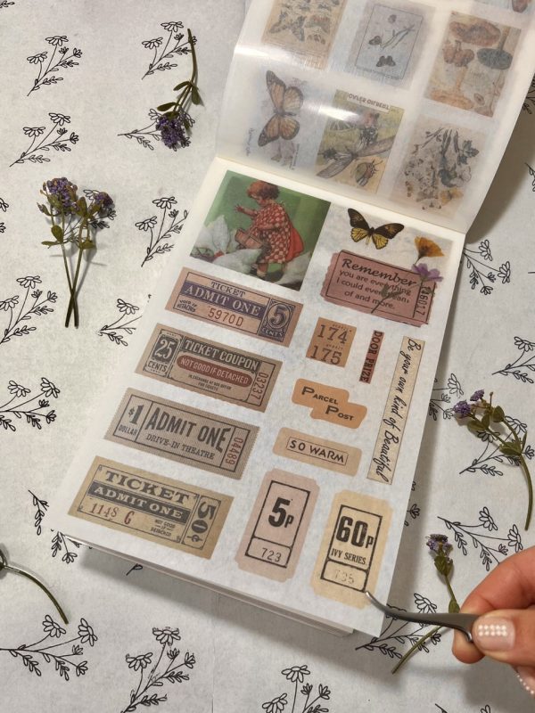 Libro de Stickers y esquelas Before The Feelings Of Time 50 páginas