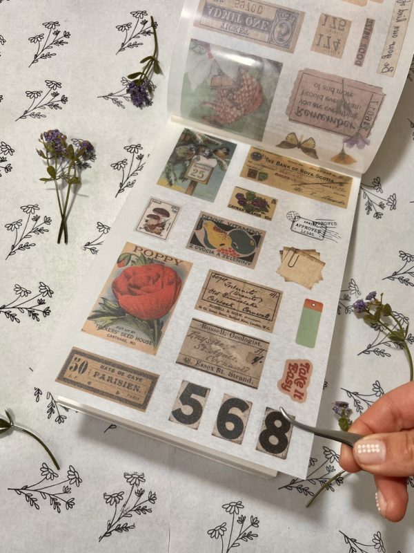 Libro de Stickers y esquelas Before The Feelings Of Time 50 páginas