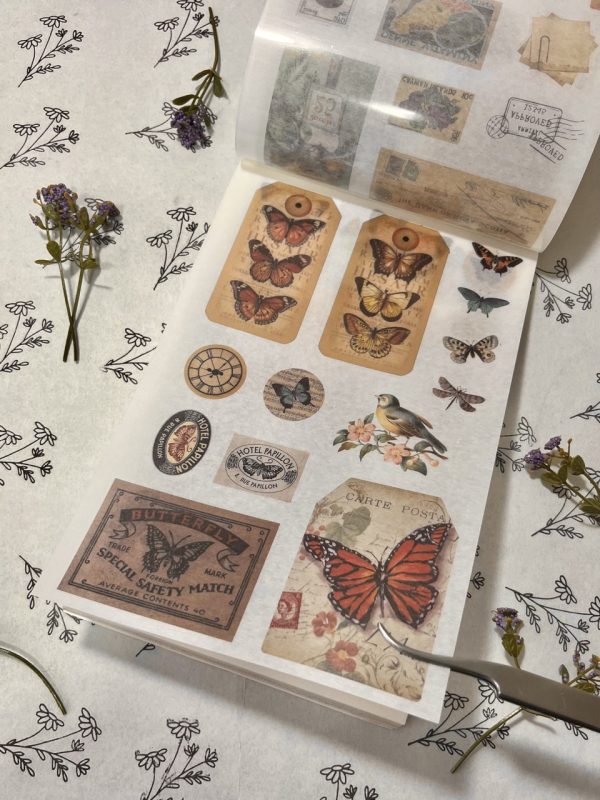 Libro de Stickers y esquelas Before The Feelings Of Time 50 páginas