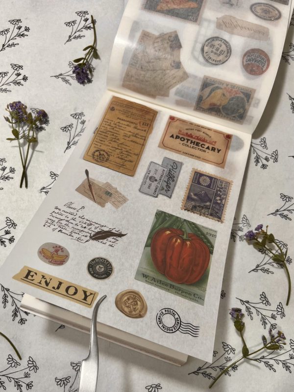 Libro de Stickers y esquelas Before The Feelings Of Time 50 páginas