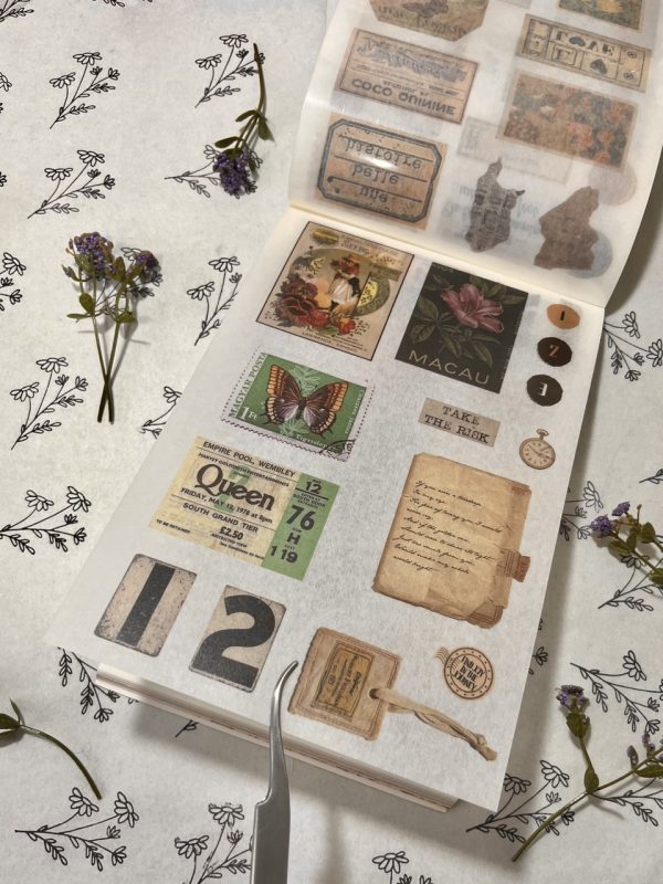 Libro de Stickers y esquelas Before The Feelings Of Time 50 páginas