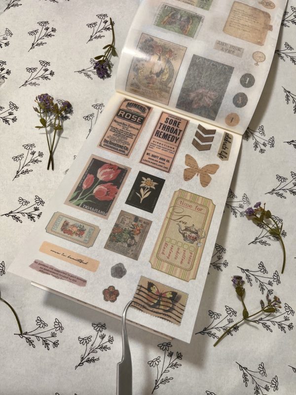 Libro de Stickers y esquelas Before The Feelings Of Time 50 páginas