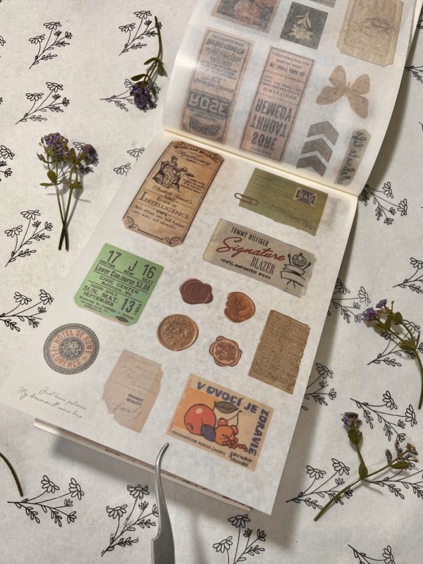 Libro de Stickers y esquelas Before The Feelings Of Time 50 páginas