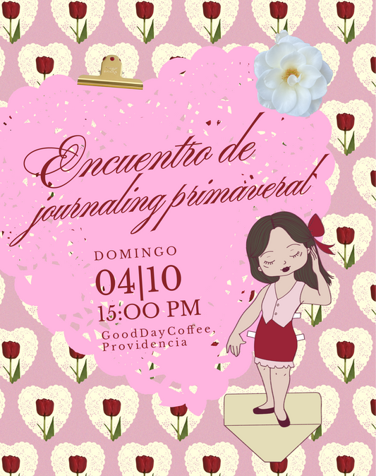 Encuentro de journaling & documentación primaveral 📕💌 DOMINGO 04 OCTUBRE