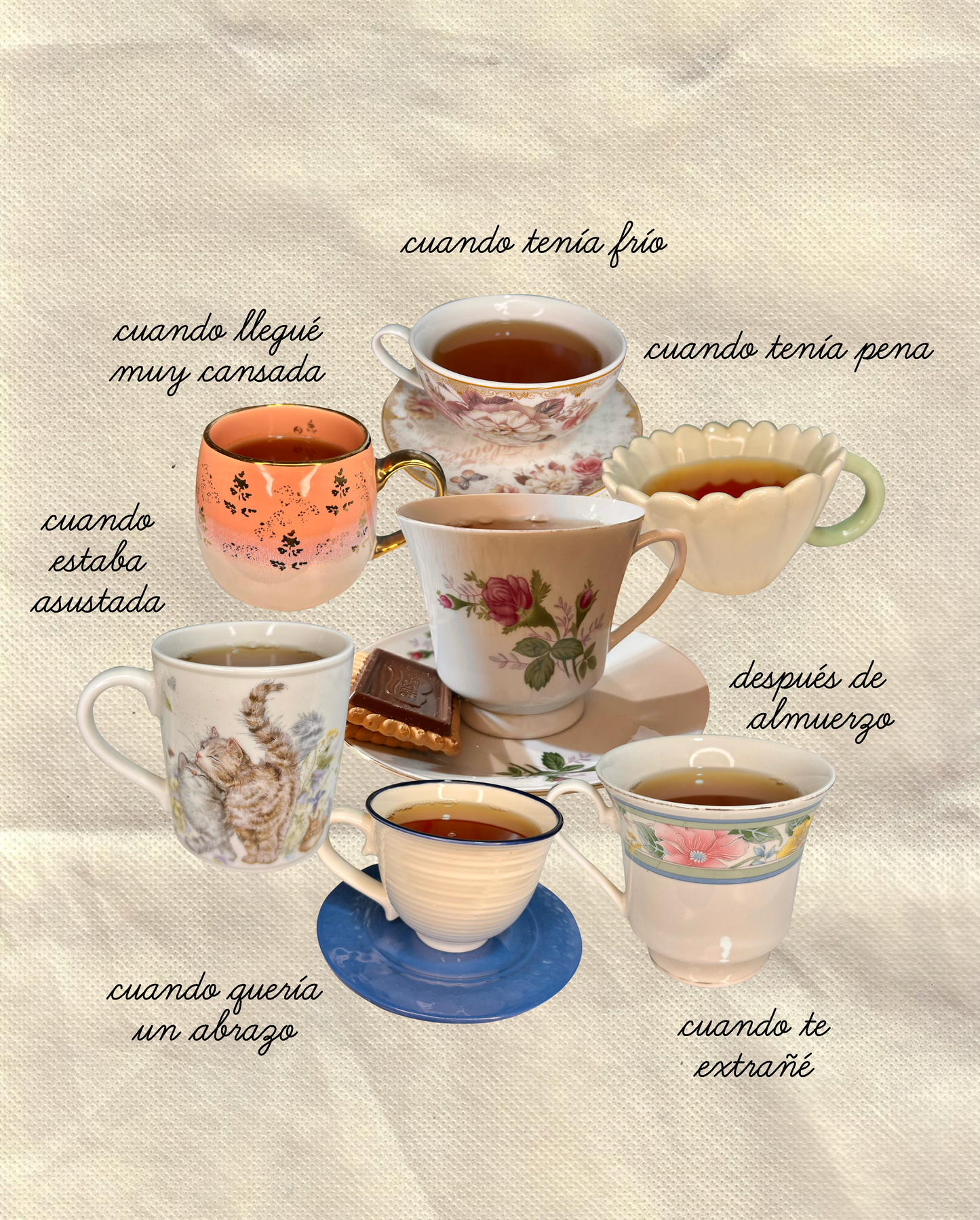Pack Stickers Los tecitos que me tomé