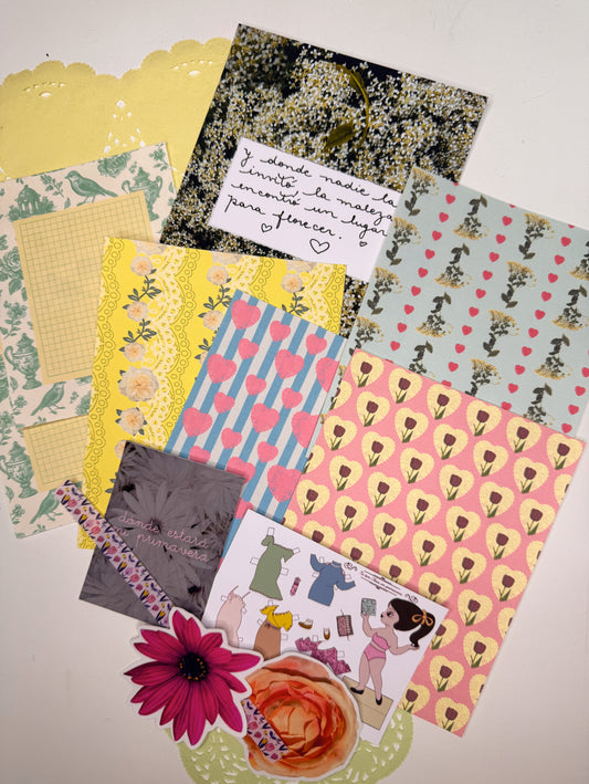 Kit journal primaveral